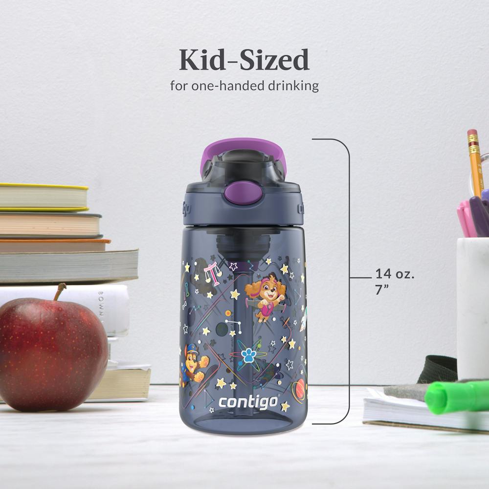 Contigo® Kids Water Bottle with Redesigned AUTOSPOUT® Straw, 14 oz (5LME)
