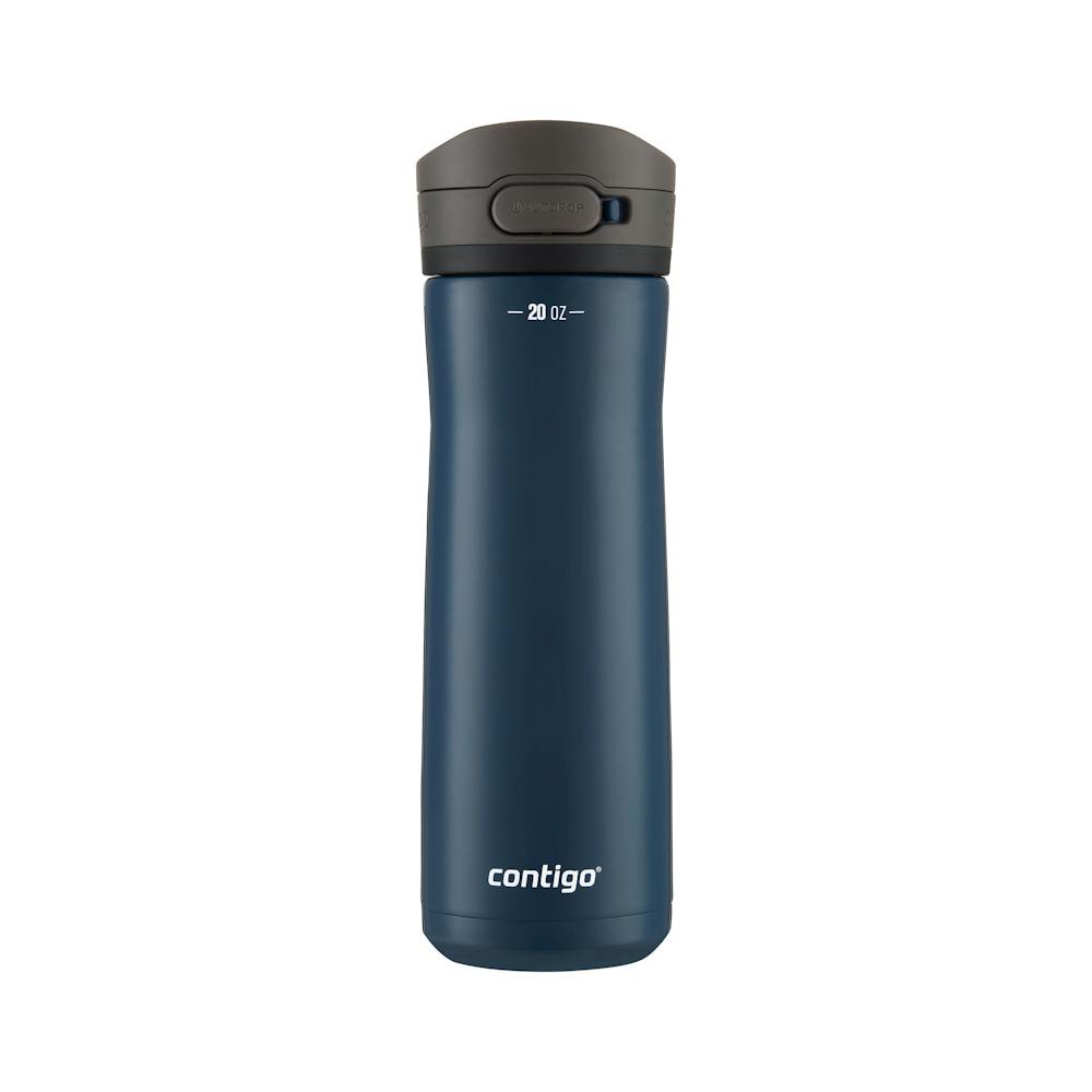 Contigo® Jackson Chill 2.0 Water Bottle with AUTOPOP Lid | Stainless Steel Water Bottle, 20oz., Blueberry Opaque (MI9F)