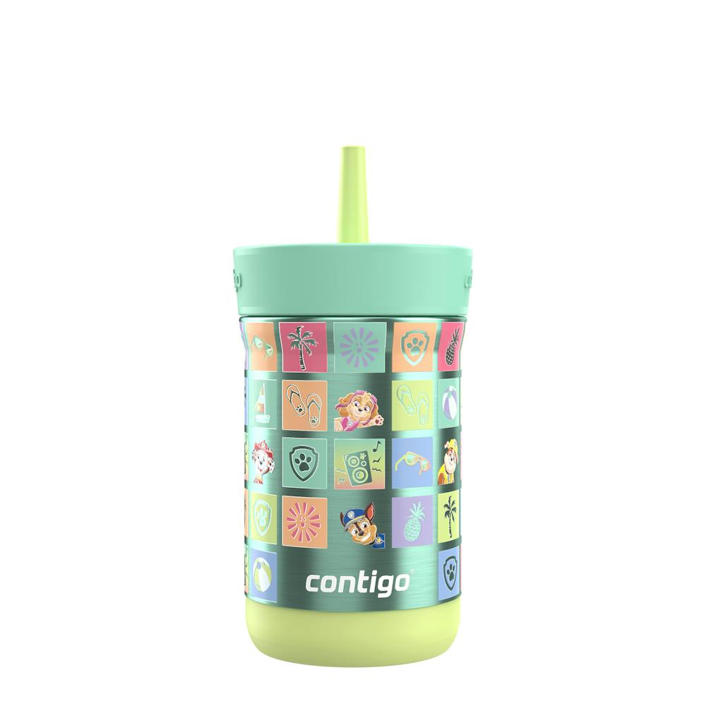 Contigo® Kids Leighton Spill-Proof Stainless Steel Tumbler with Straw, 12oz (B8DX)