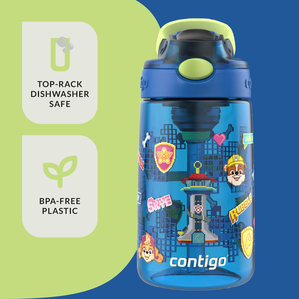Contigo® Kids Water Bottle with Redesigned AUTOSPOUT® Straw, 14 oz (5LME)