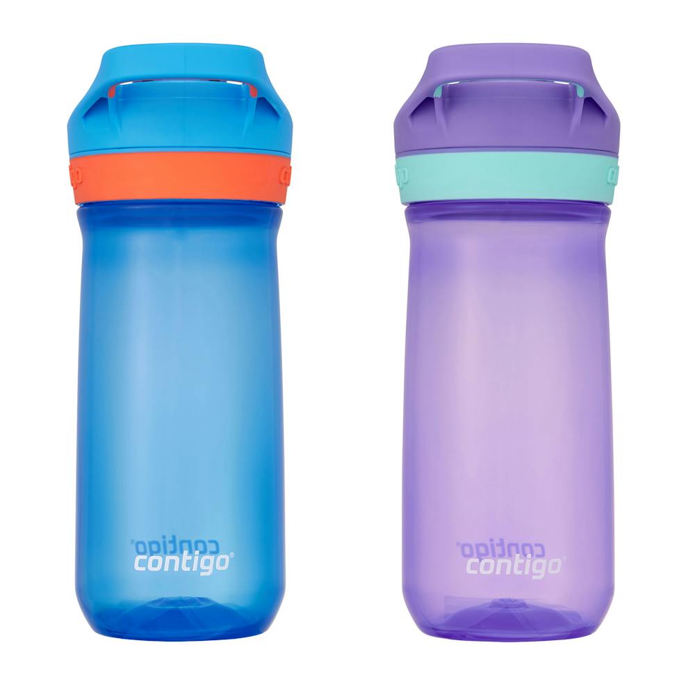 Contigo® Kids’ Jessie Water Bottle with Pop-Open Leak-Proof Chug Lid, 14oz (GK8R)