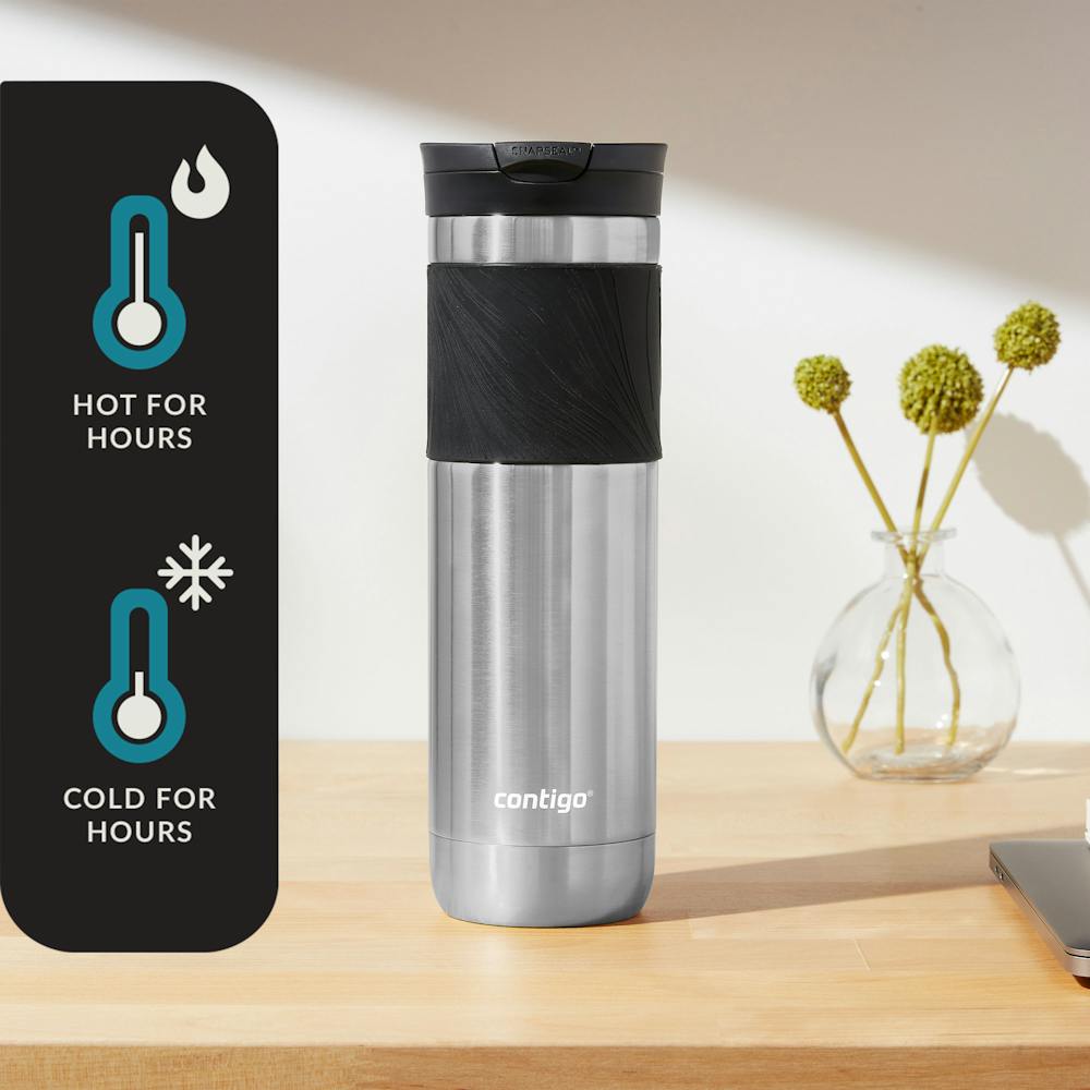 Contigo® Byron 2.0 Stainless Steel Travel Mug with SNAPSEAL™ Lid and Grip, 24oz (783F)