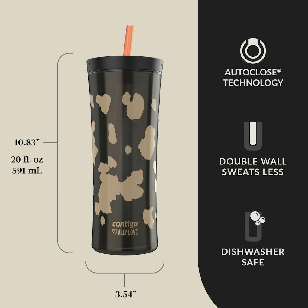 Contigo® x Ally Love Streeterville AUTOCLOSE® Shake & Go® Tumbler, 20oz (BUM6)