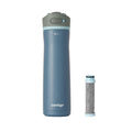 Contigo® Wells Chill Stainless Steel Filter Water Bottle with AUTOSPOUT® Straw Lid and Replacement Filter, 24 Oz (LDDT)