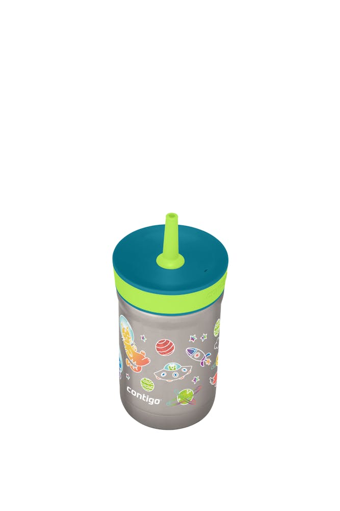 Contigo® Kids Leighton Spill-Proof Stainless Steel Tumbler with Straw, 12oz (B8DX)