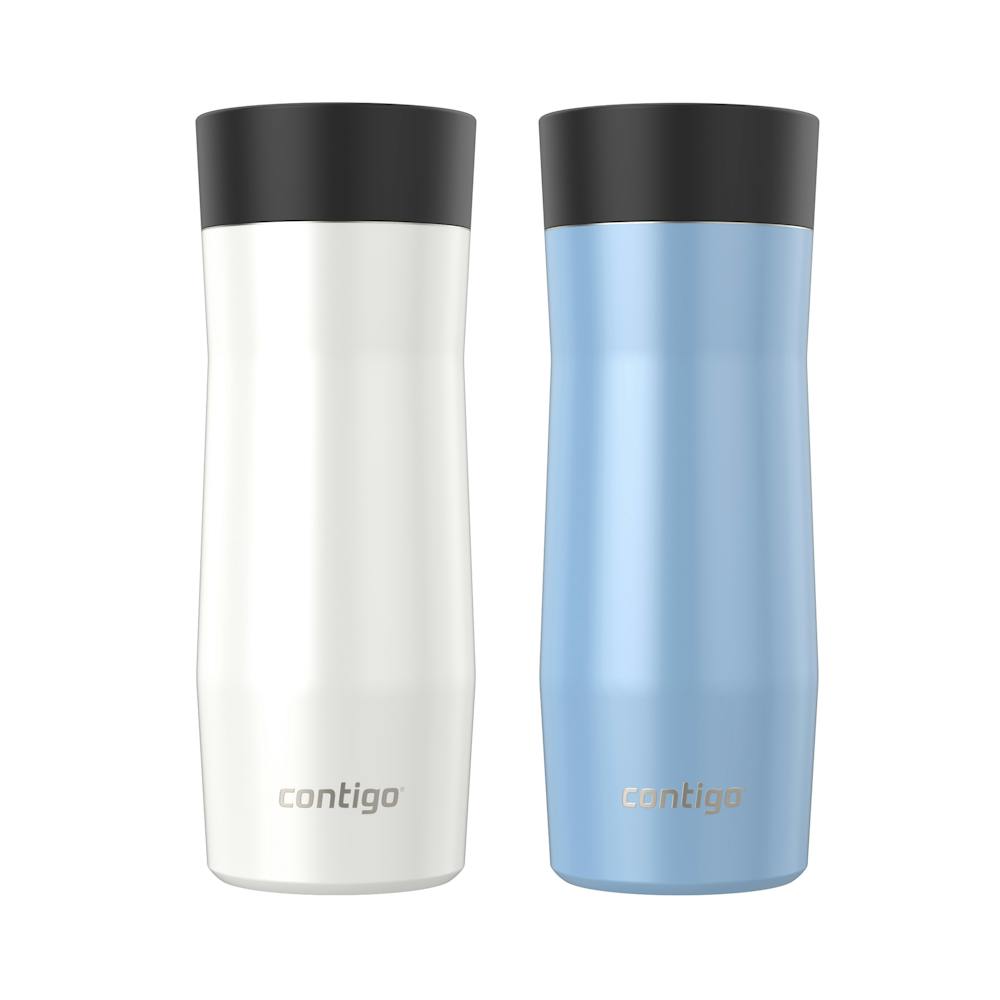 Contigo® AUTOSEAL® West Loop Vacuum-Insulated Stainless Steel Travel Mug with Easy-Clean Lid, 16 oz, 2-Pack (13TT)