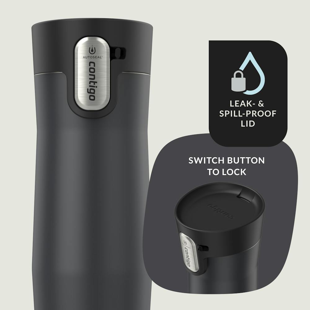 Contigo® AUTOSEAL® West Loop Vacuum-Insulated Stainless Steel Travel Mug with Easy-Clean Lid, 16 oz (VW9L)