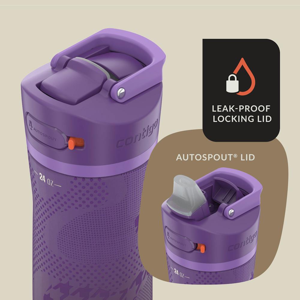 Contigo® x Ally Love Ashland Chill 2.0 Stainless Steel Water Bottle with AUTOSPOUT® Lid, 24oz (VC74)
