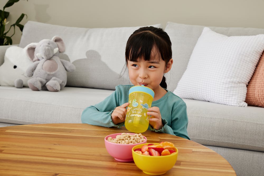 Contigo® Kids’ Leighton Straw Tumbler with Spill-Proof Leak-Proof Lid, 14oz (LCG0)