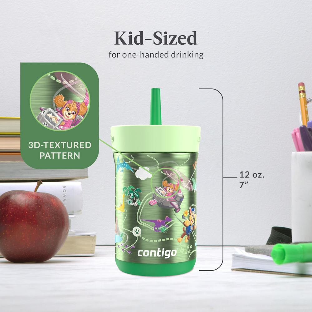 Contigo® Kids Leighton Spill-Proof Stainless Steel Tumbler with Straw, 12oz (B8DX)