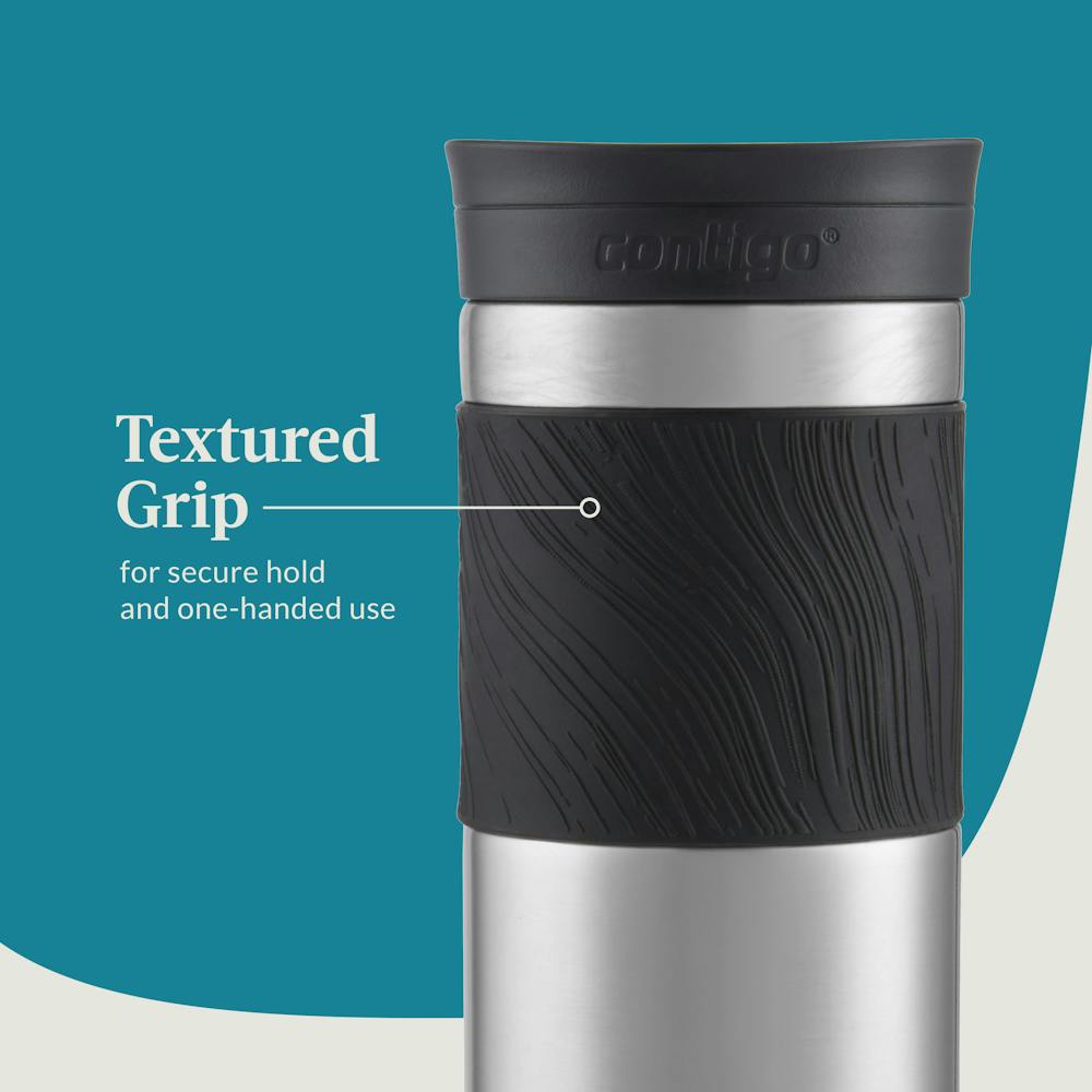 Contigo® Byron 2.0 Stainless Steel Travel Mug with SNAPSEAL™ Lid and Grip, 24oz (783F)