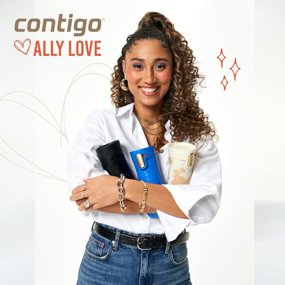 Contigo® x Ally Love West Loop 3.0 Stainless Steel Travel Mug with AUTOSEAL® Easy-Clean Lid, 16oz (88D5)