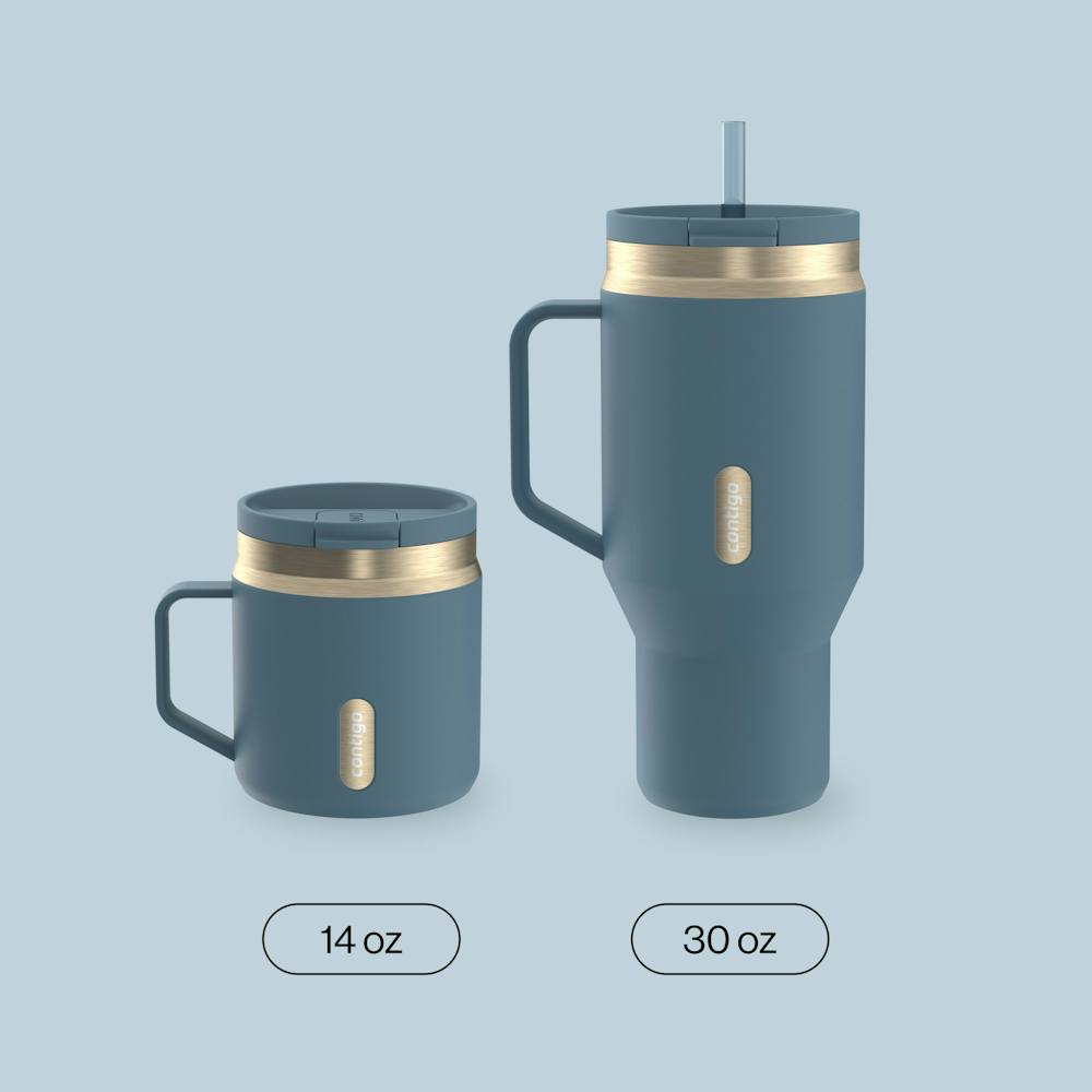 30 oz SnapSeal™ Tumbler (w/ Straw & Handle) (UR48)