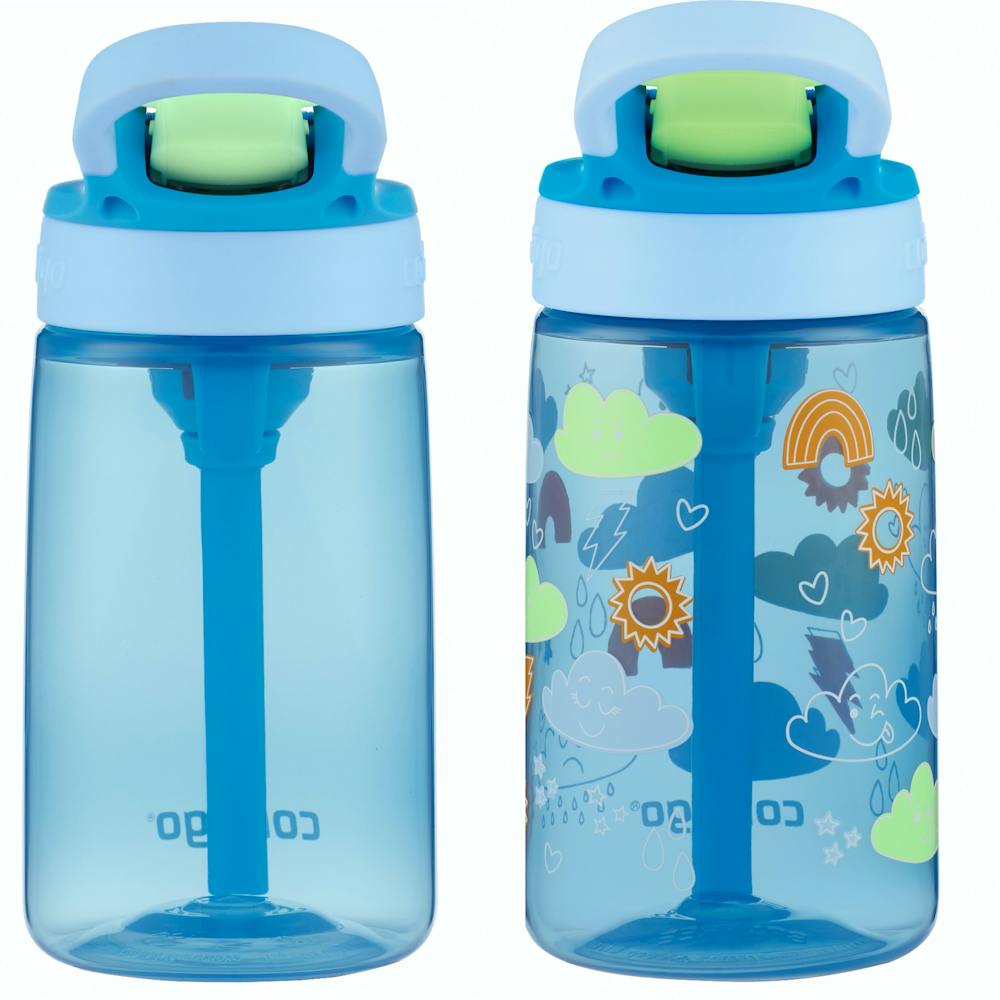 Contigo® Kids Water Bottle with Redesigned AUTOSPOUT® Straw, 14 oz, 2 pack (KNS0)