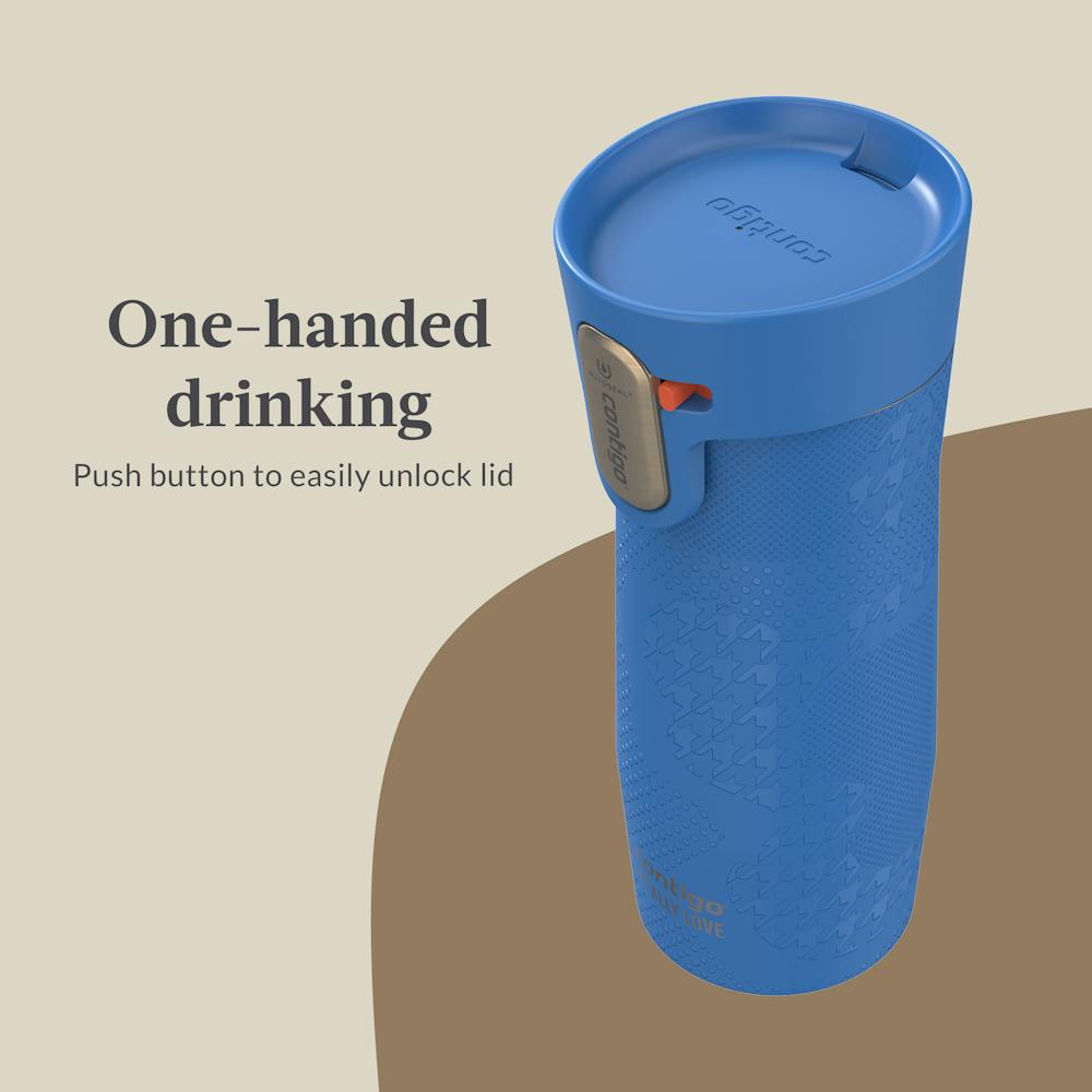 Contigo® x Ally Love West Loop 3.0 Stainless Steel Travel Mug with AUTOSEAL® Easy-Clean Lid, 16oz (88D5)