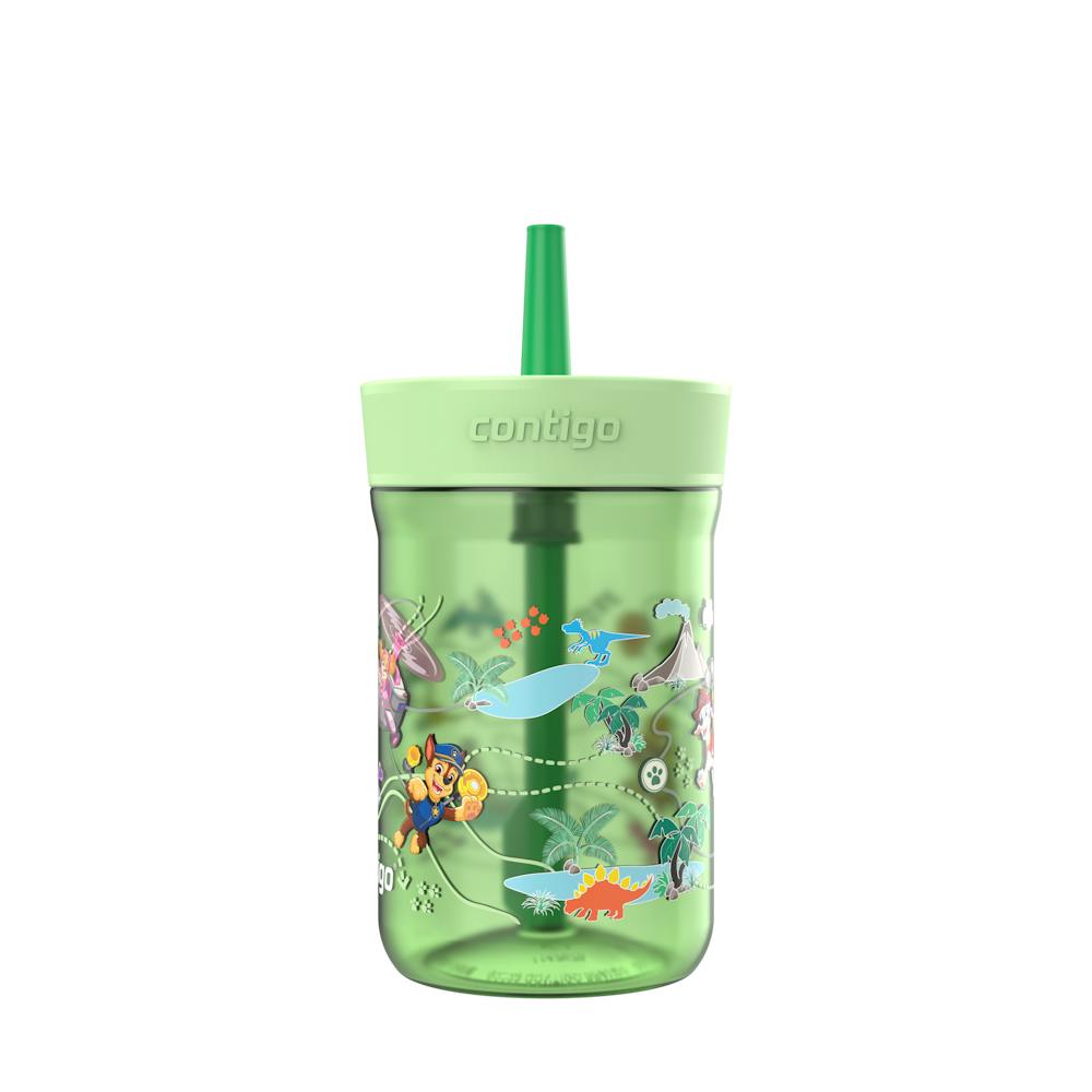 Contigo® Kids’ Leighton Straw Tumbler with Spill-Proof Leak-Proof Lid, 14oz (LCG0)