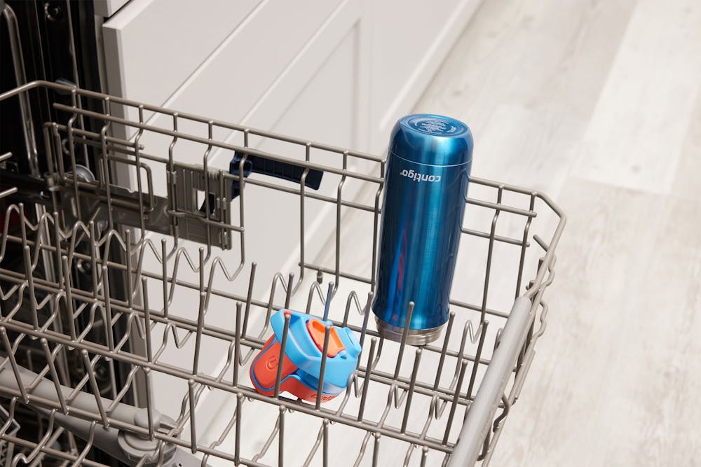 Contigo® Kids’ Casey Stainless Steel Water Bottle with Spill-Proof Leak-Proof Lid, 13oz (SSQ4)