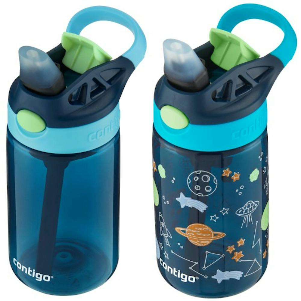 Contigo® Kids Water Bottle with Redesigned AUTOSPOUT® Straw, 14 oz, 2 pack (KNS0)
