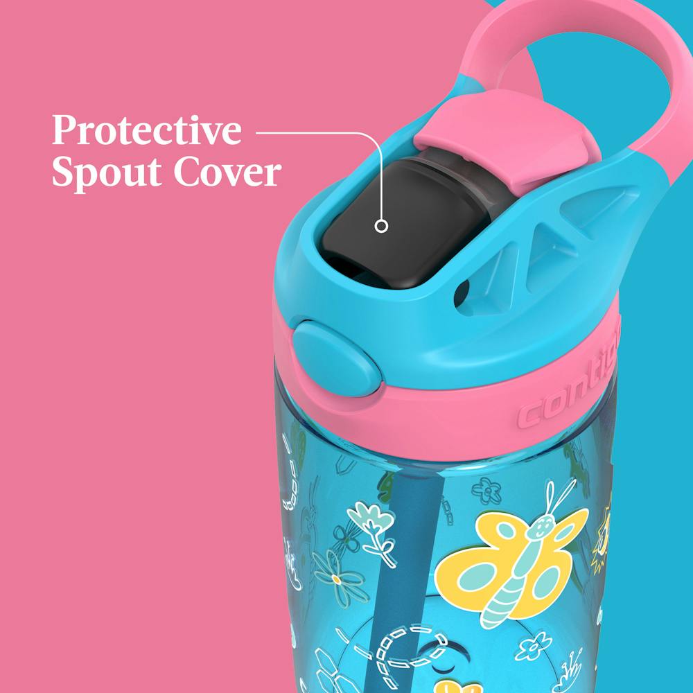 Contigo® Kids Water Bottle with Redesigned AUTOSPOUT® Straw, 14 oz (5LME)