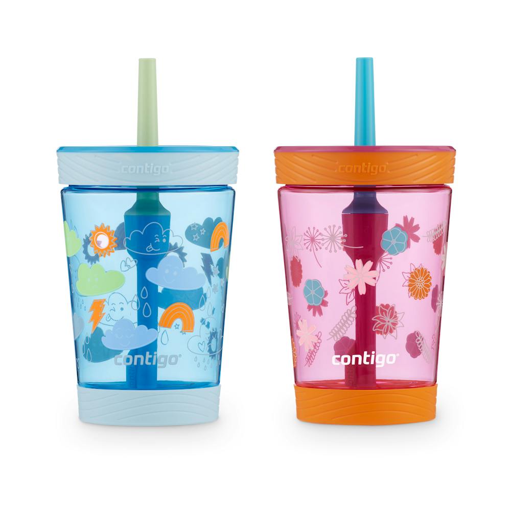 Contigo® Kids Spill-Proof Tumbler with Straw, 14oz., 2 Pack (QLKB)