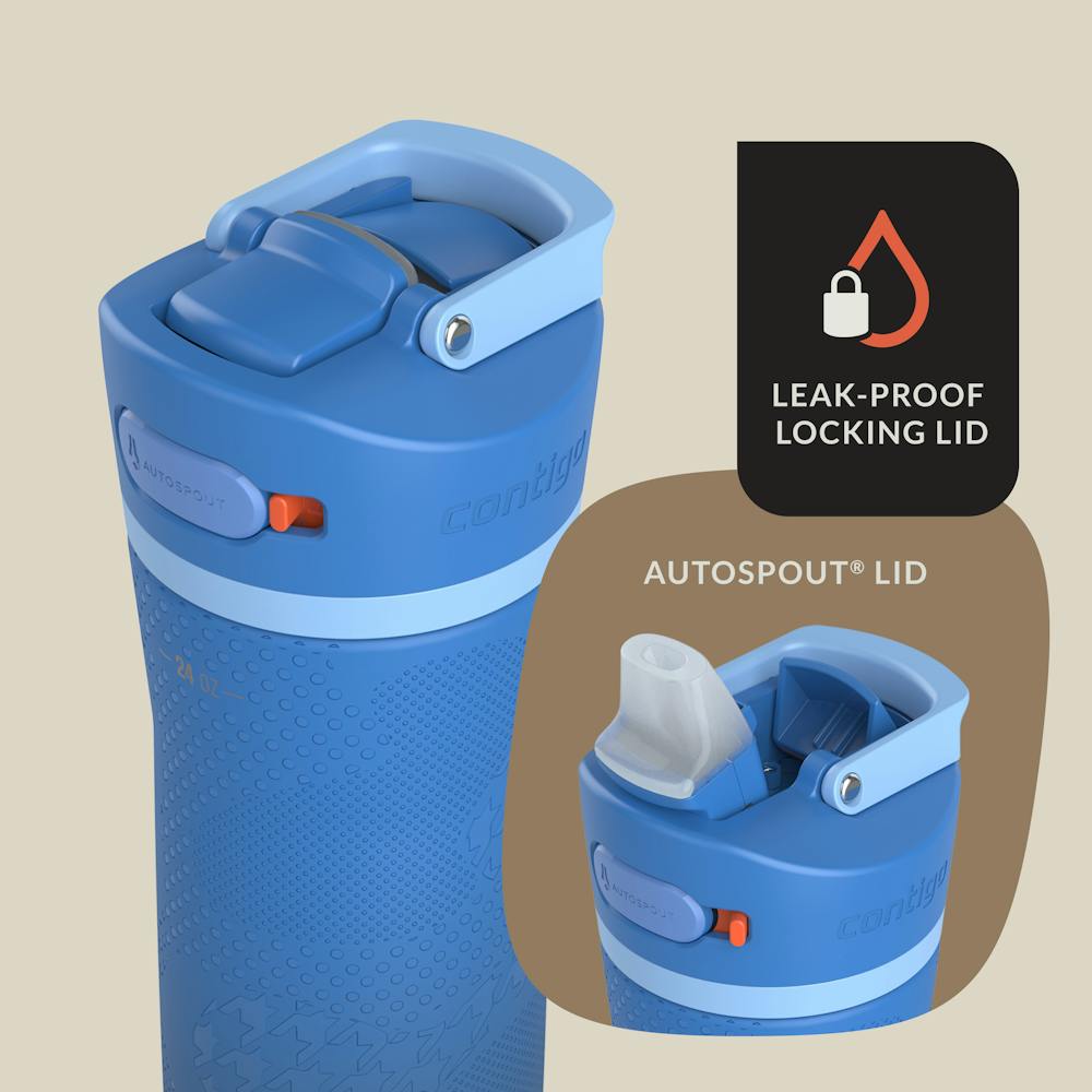 Contigo® x Ally Love Ashland Chill 2.0 Stainless Steel Water Bottle with AUTOSPOUT® Lid, 24oz (VC74)