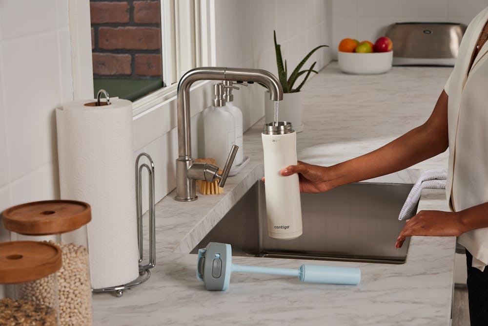 Contigo® Wells Chill Stainless Steel Filter Water Bottle with AUTOSPOUT® Straw Lid, 24 Oz (NVOB)