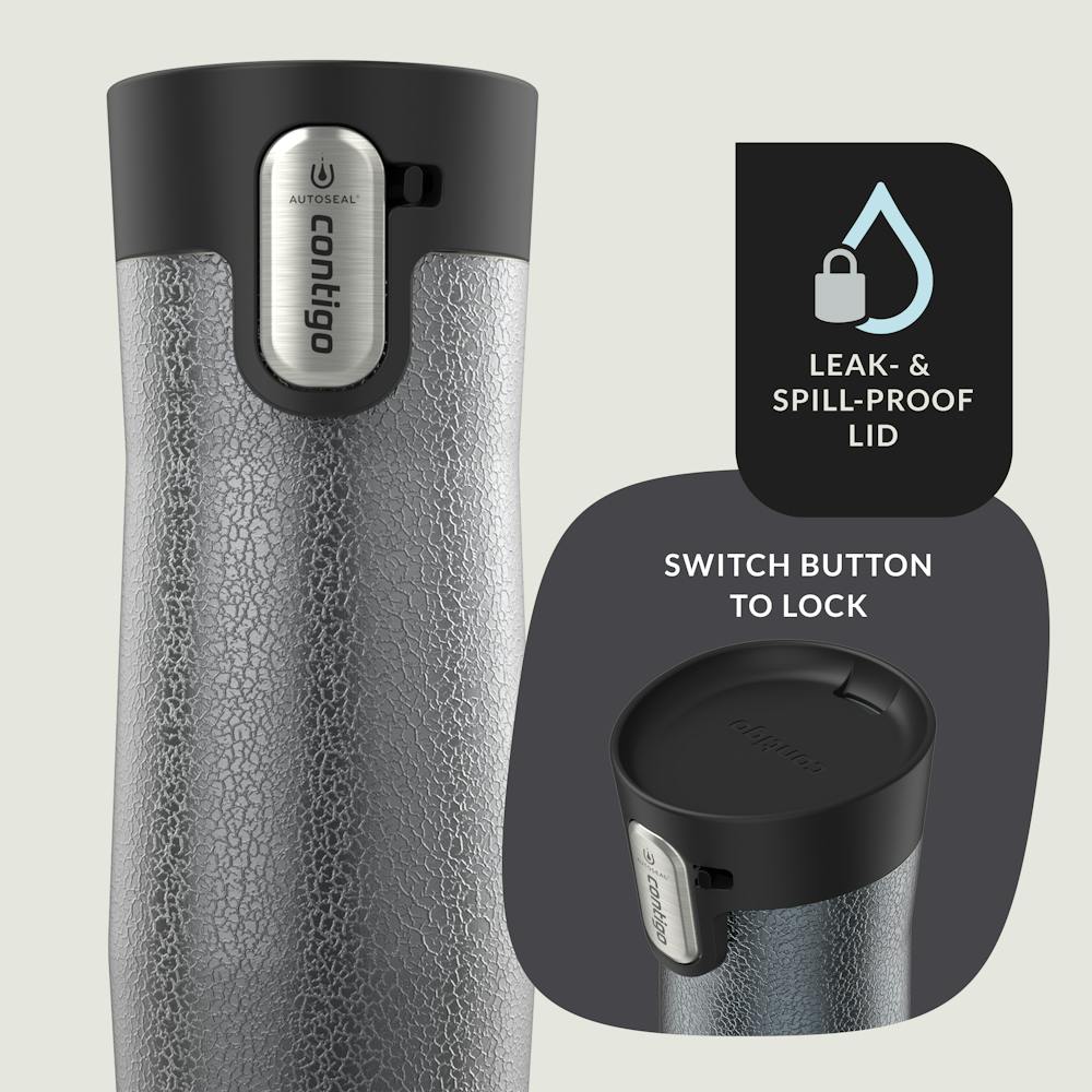 Contigo® AUTOSEAL® West Loop Vacuum-Insulated Stainless Steel Travel Mug with Easy-Clean Lid, 16 oz (VW9L)