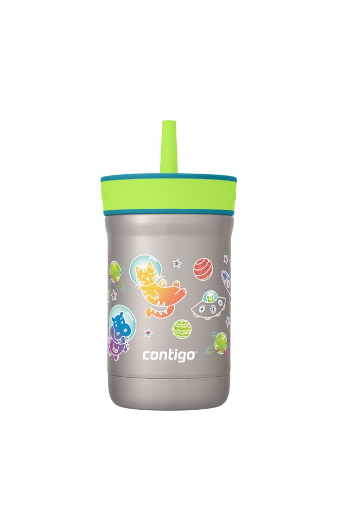 Contigo® Kids Leighton Spill-Proof Stainless Steel Tumbler with Straw, 12oz (B8DX)