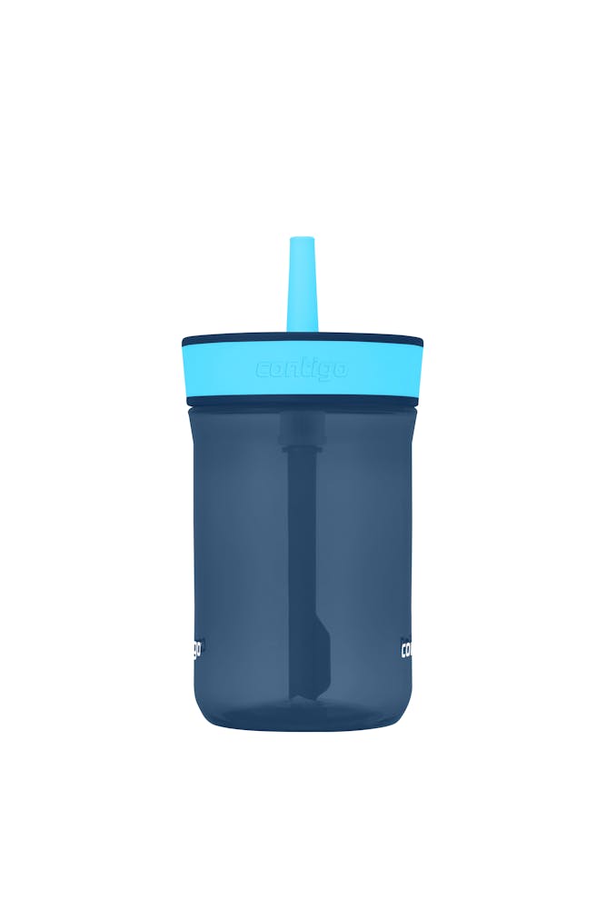 Contigo® Kids’ Leighton Straw Tumbler with Spill-Proof Leak-Proof Lid, 14oz (LCG0)