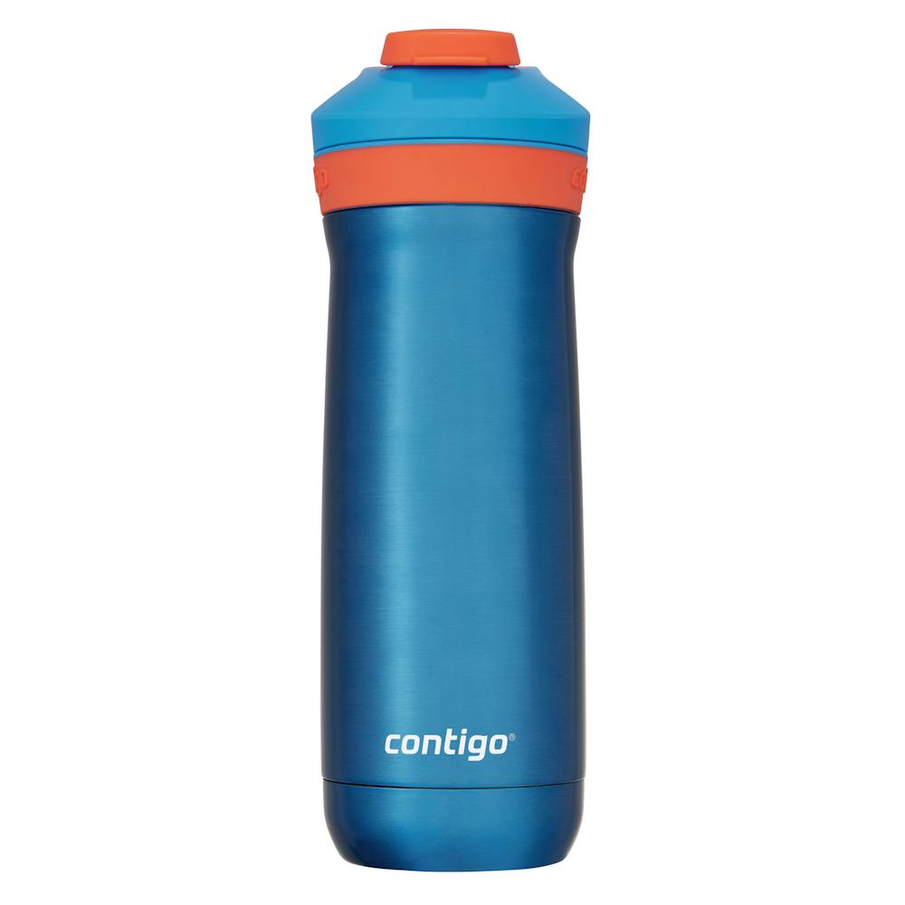 Contigo® Kids’ Casey Stainless Steel Water Bottle with Spill-Proof Leak-Proof Lid, 13oz (SSQ4)