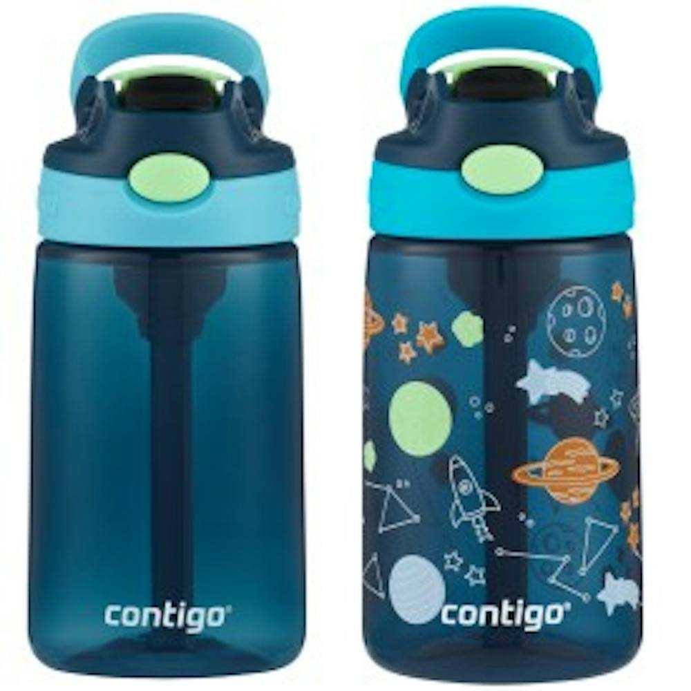 Contigo® Kids Water Bottle with Redesigned AUTOSPOUT® Straw, 14 oz, 2 pack (KNS0)