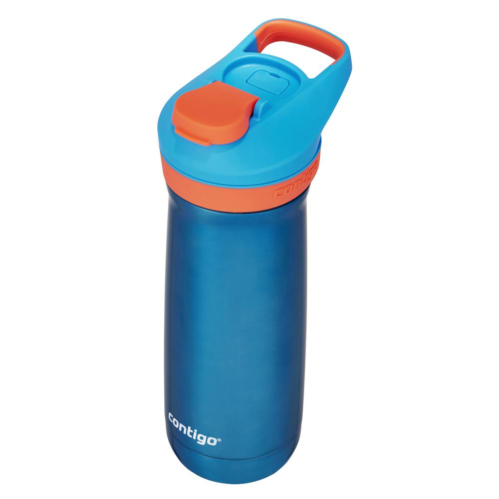 Contigo® Kids’ Casey Stainless Steel Water Bottle with Spill-Proof Leak-Proof Lid, 13oz (SSQ4)