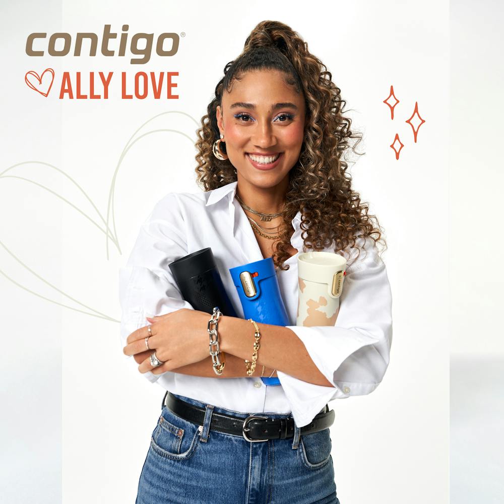 Contigo® x Ally Love West Loop 3.0 Stainless Steel Travel Mug with AUTOSEAL® Easy-Clean Lid, 16oz (88D5)