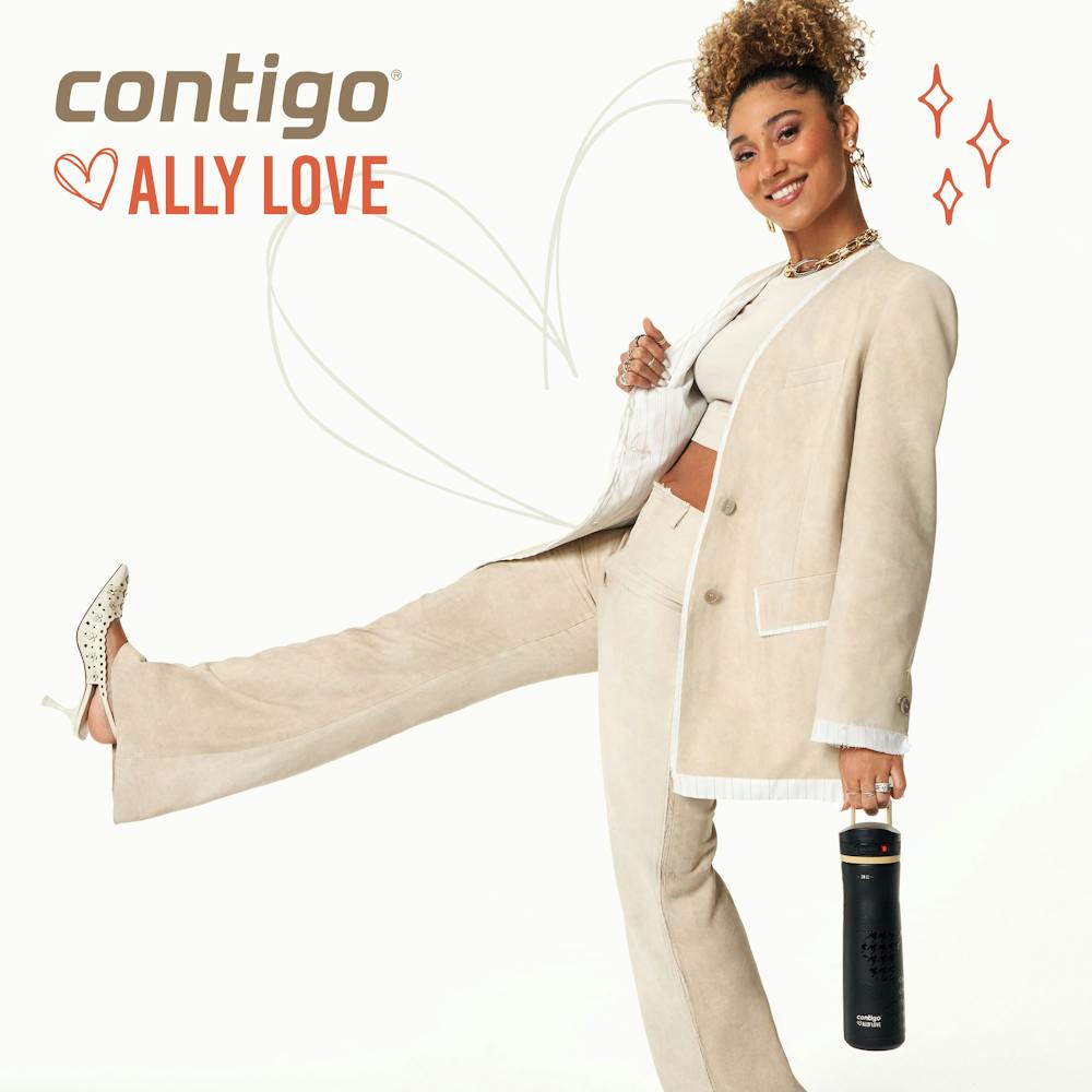 Contigo® x Ally Love Jackson Chill 2.0 Stainless Steel Water Bottle with AUTOPOP® Lid, 24oz (IXAR)