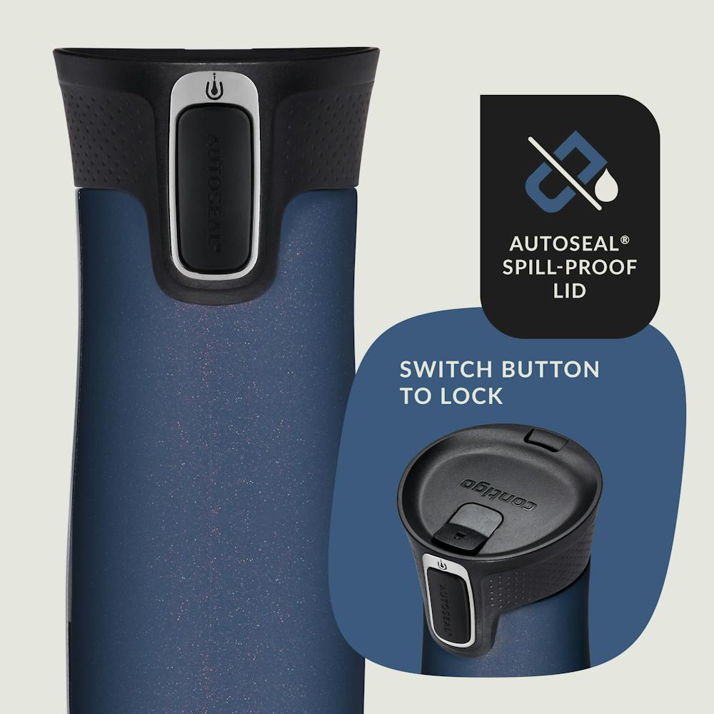 Contigo® AUTOSEAL® West Loop Vacuum-Insulated Stainless Steel Travel Mug with Easy-Clean Lid, 20oz (582O)