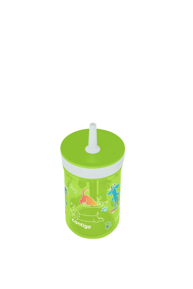 Contigo® Kids’ Leighton Straw Tumbler with Spill-Proof Leak-Proof Lid, 14oz (LCG0)