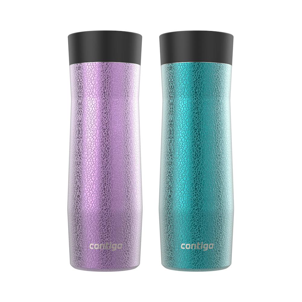 Contigo® AUTOSEAL® West Loop Vacuum-Insulated Stainless Steel Travel Mug with Easy-Clean Lid, 20 oz, 2-Pack (9LZZ)