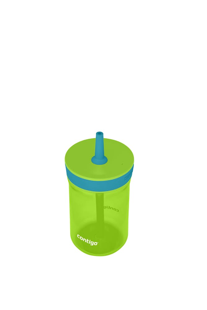 Contigo® Kids’ Leighton Straw Tumbler with Spill-Proof Leak-Proof Lid, 14oz (LCG0)