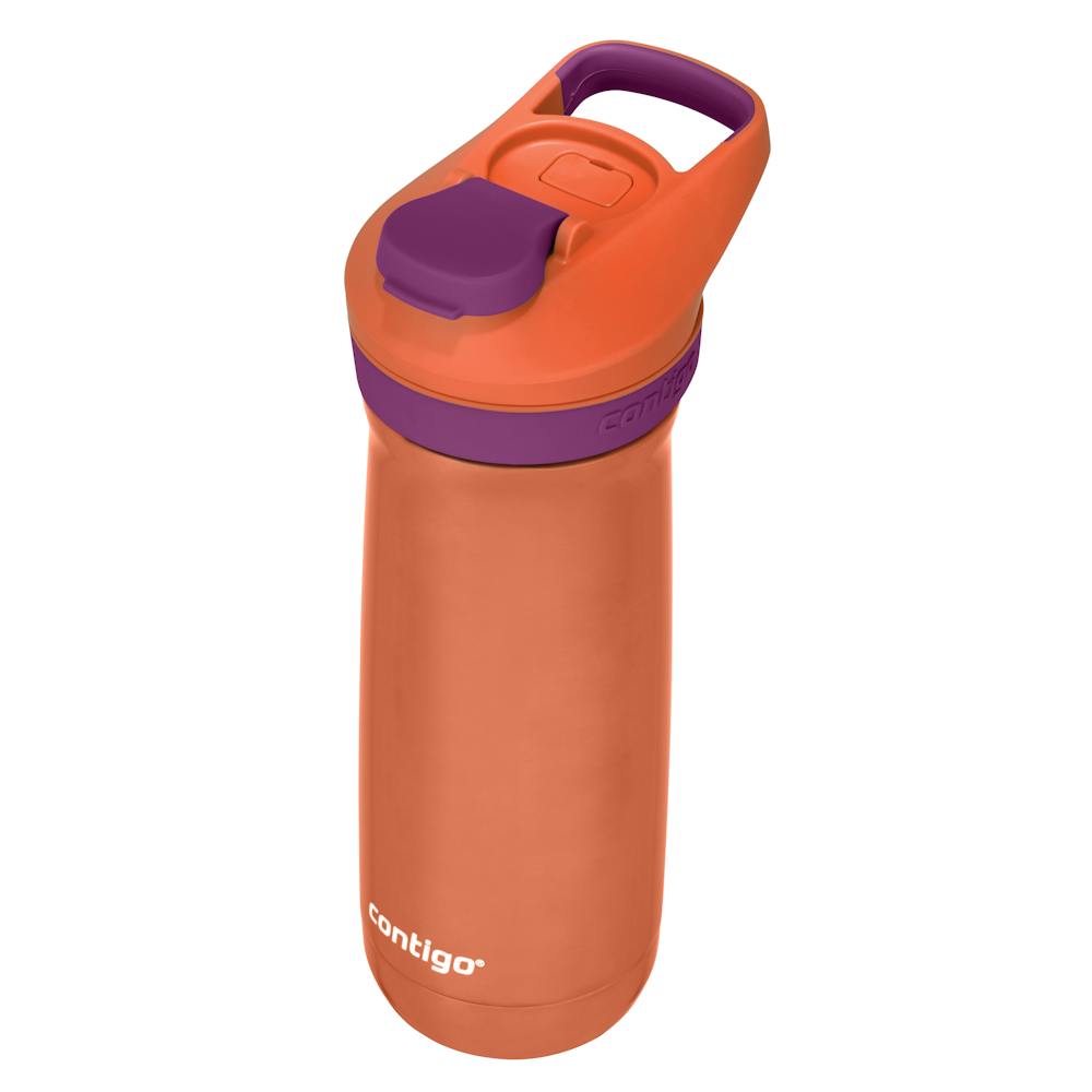 Contigo® Kids’ Casey Stainless Steel Water Bottle with Spill-Proof Leak-Proof Lid, 13oz (SSQ4)