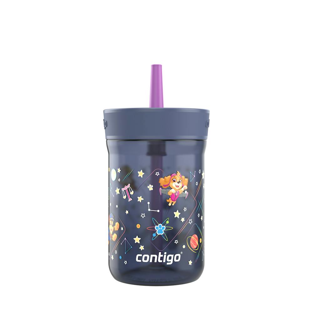 Contigo® Kids’ Leighton Straw Tumbler with Spill-Proof Leak-Proof Lid, 14oz (LCG0)