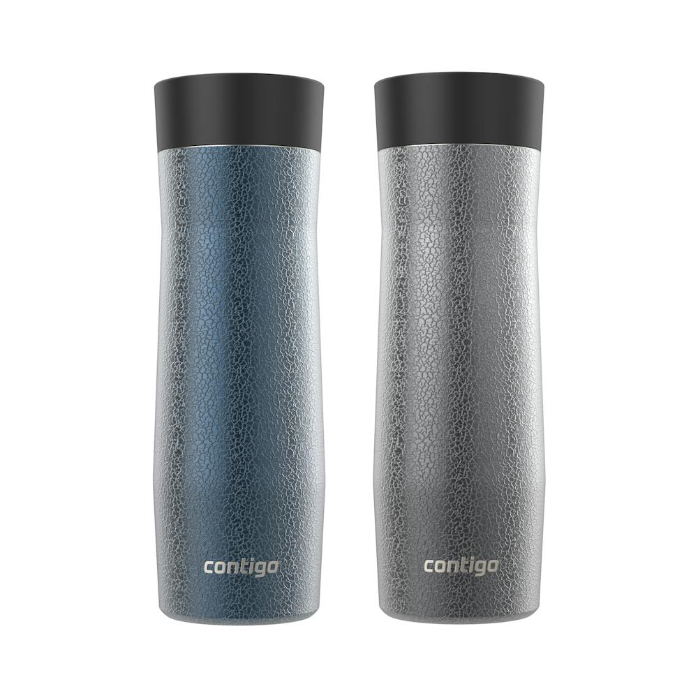 Contigo® AUTOSEAL® West Loop Vacuum-Insulated Stainless Steel Travel Mug with Easy-Clean Lid, 20 oz, 2-Pack (9LZZ)