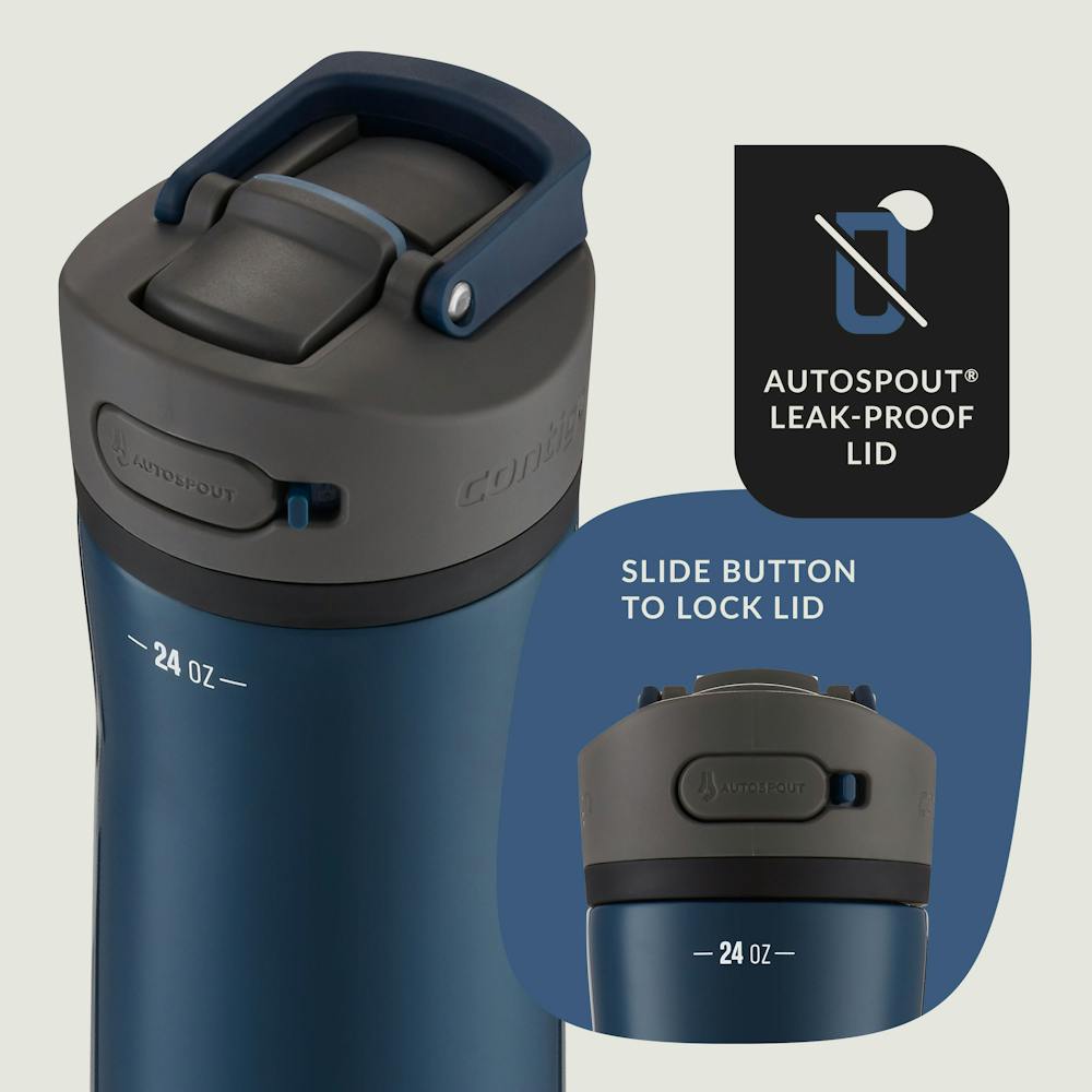 Contigo® Ashland Chill 2.0 Stainless Steel Water Bottle with AUTOSPOUT® Lid, 24oz (0CWO)