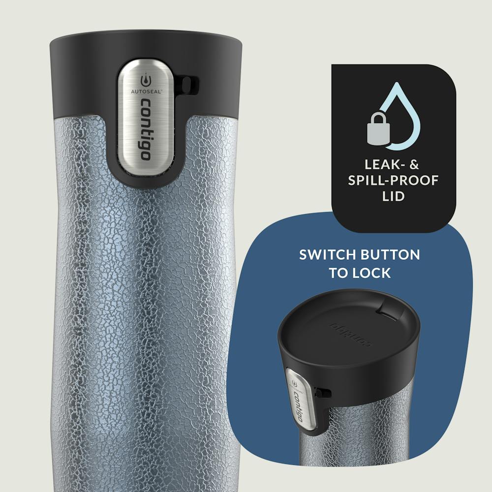Contigo® AUTOSEAL® West Loop Vacuum-Insulated Stainless Steel Travel Mug with Easy-Clean Lid, 16 oz (VW9L)