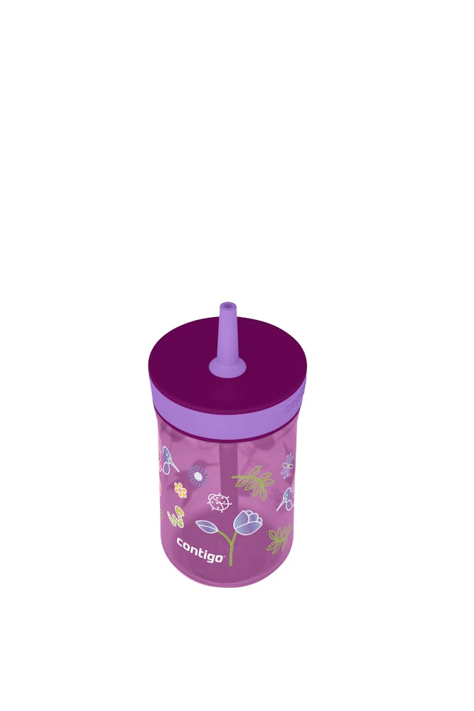 Contigo® Kids’ Leighton Straw Tumbler with Spill-Proof Leak-Proof Lid, 14oz (LCG0)