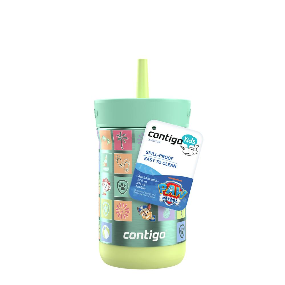 Contigo® Kids Leighton Spill-Proof Stainless Steel Tumbler with Straw, 12oz (B8DX)