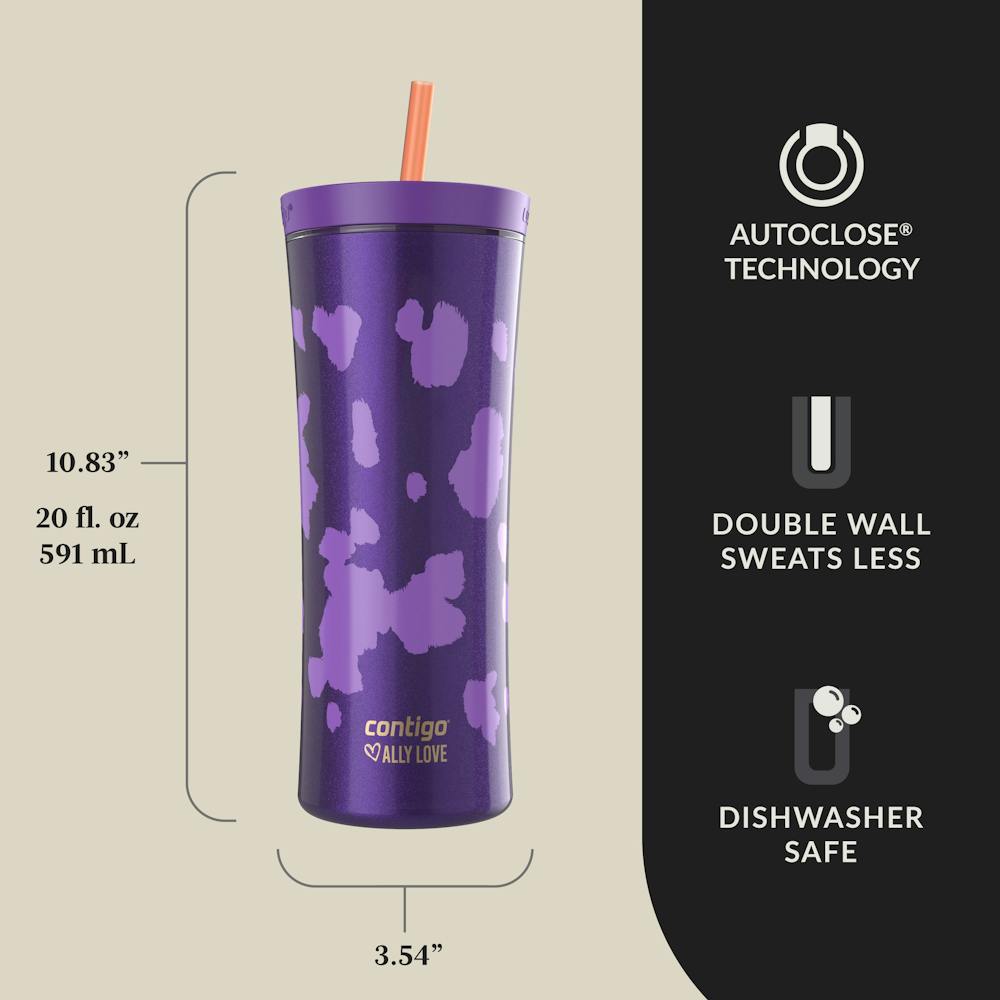 Contigo® x Ally Love Streeterville AUTOCLOSE® Shake & Go® Tumbler, 20oz (BUM6)