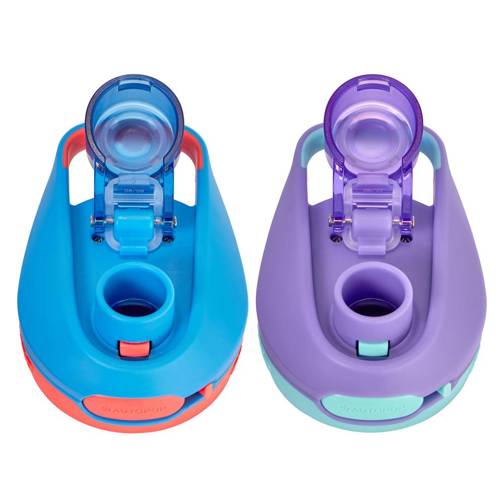 Contigo® Kids’ Jessie Water Bottle with Pop-Open Leak-Proof Chug Lid, 14oz (GK8R)