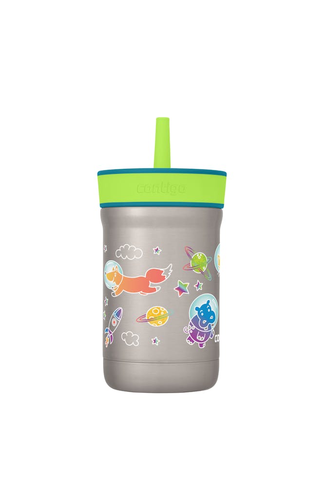 Contigo® Kids Leighton Spill-Proof Stainless Steel Tumbler with Straw, 12oz (B8DX)