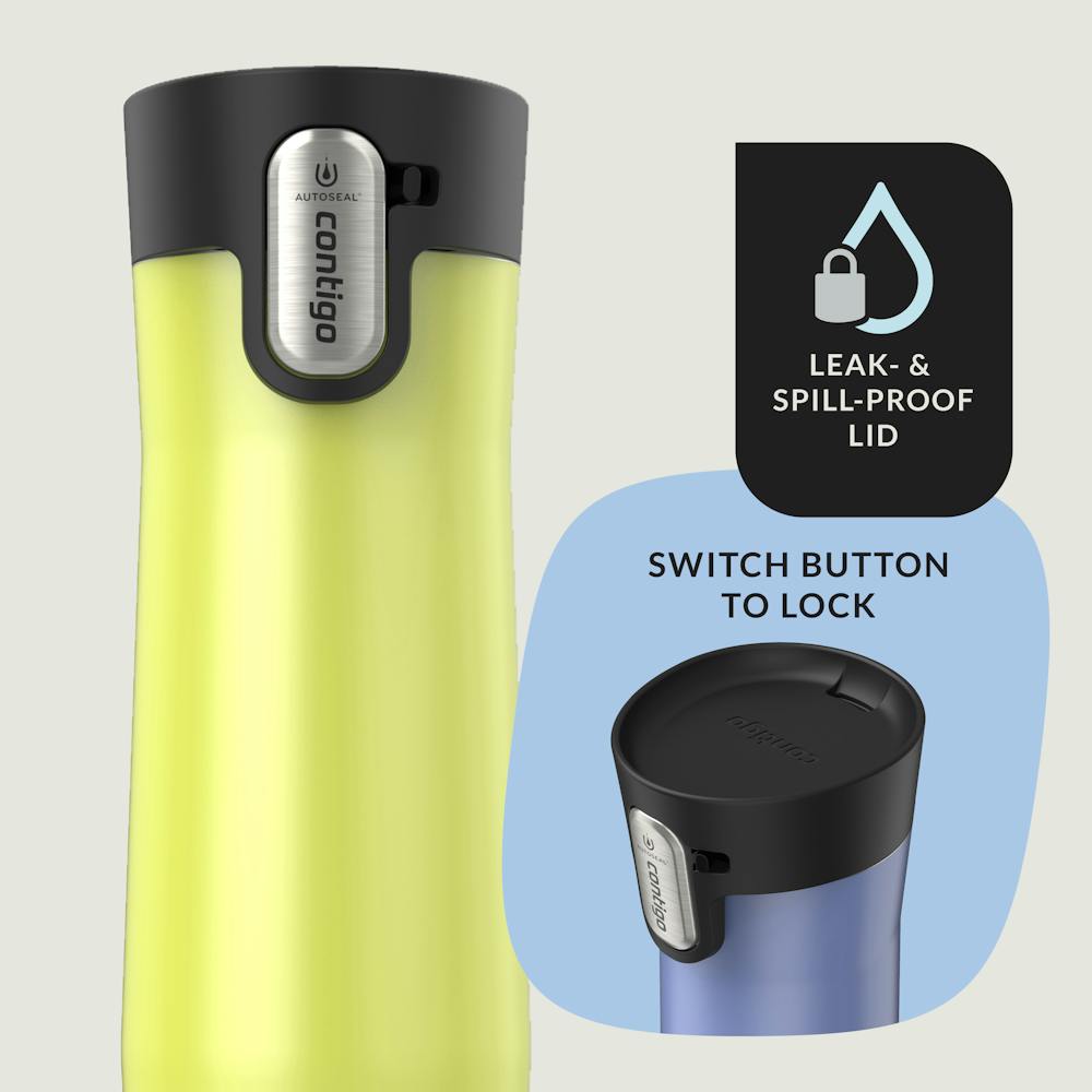Contigo® AUTOSEAL® West Loop Vacuum-Insulated Stainless Steel Travel Mug with Easy-Clean Lid, 20 oz, 2-Pack (9LZZ)