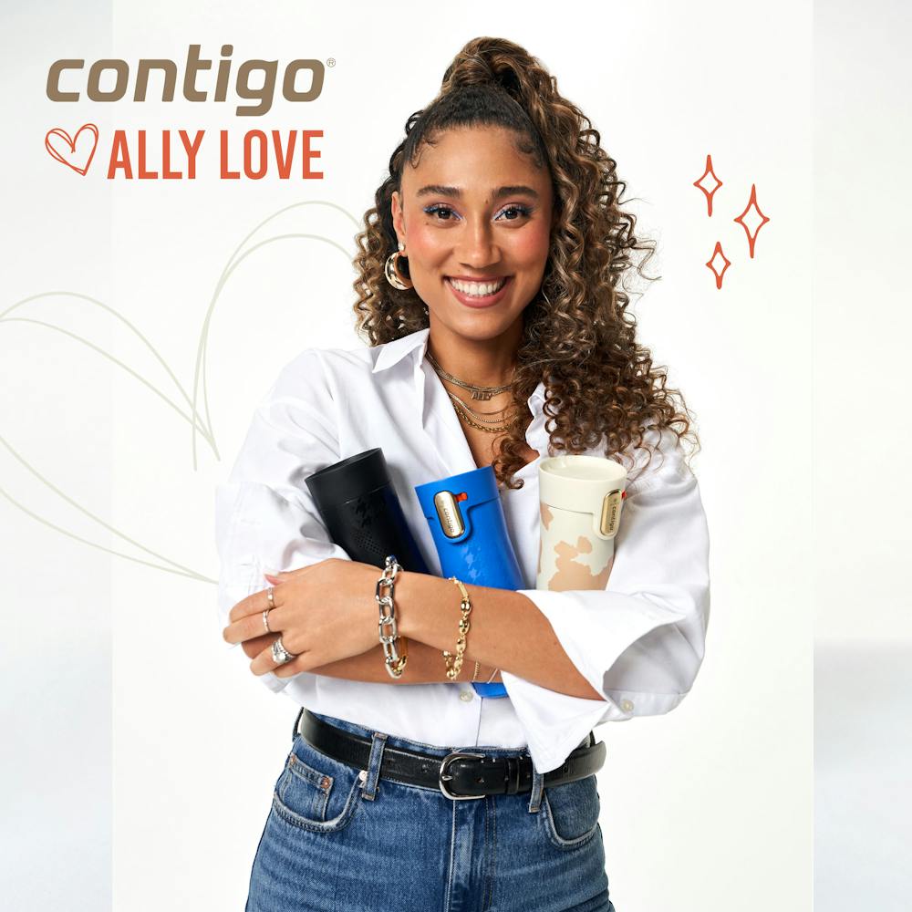 Contigo® x Ally Love West Loop 3.0 Stainless Steel Travel Mug with AUTOSEAL® Easy-Clean Lid, 16oz (88D5)